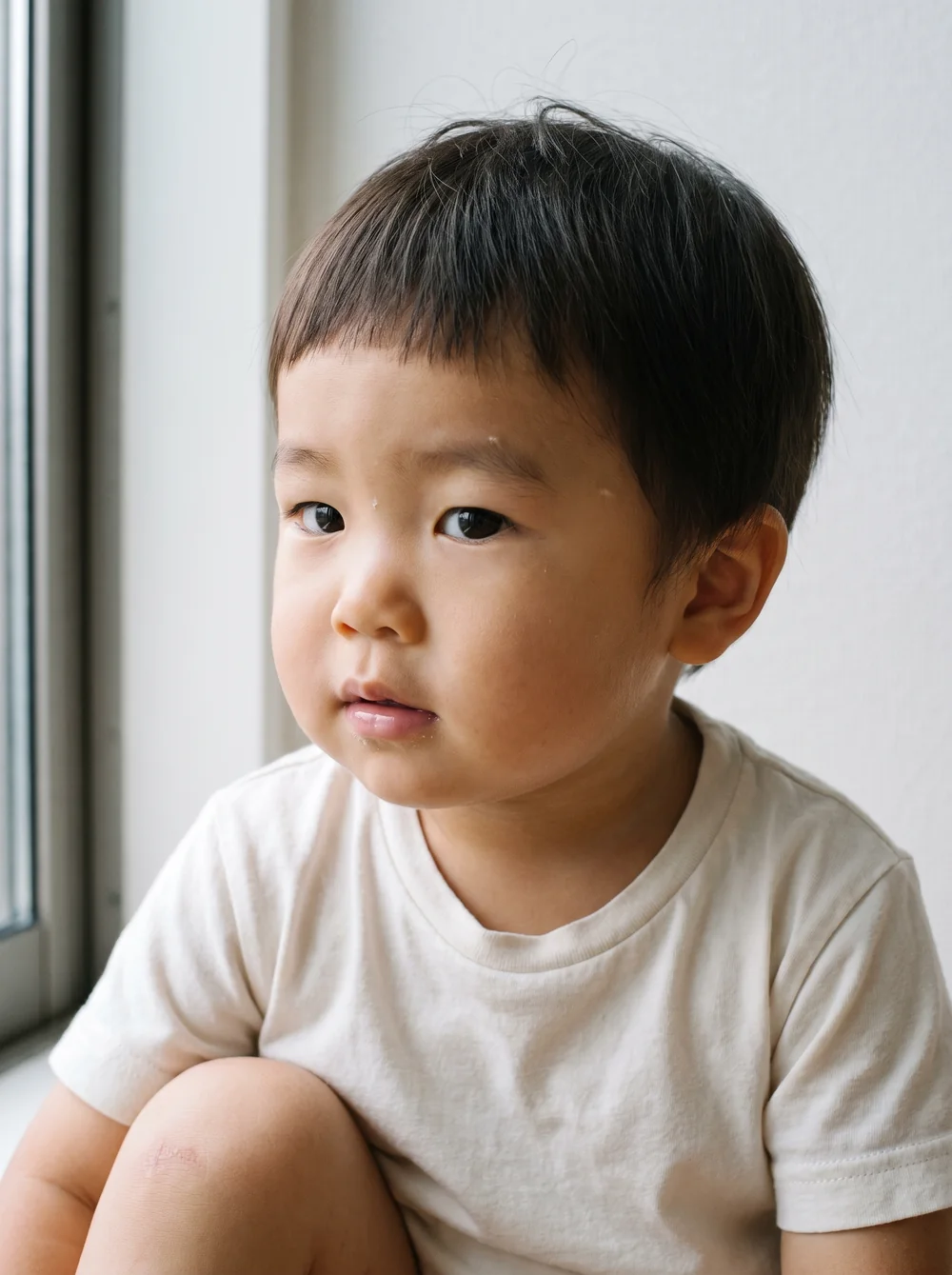 幼い子どものポートレート